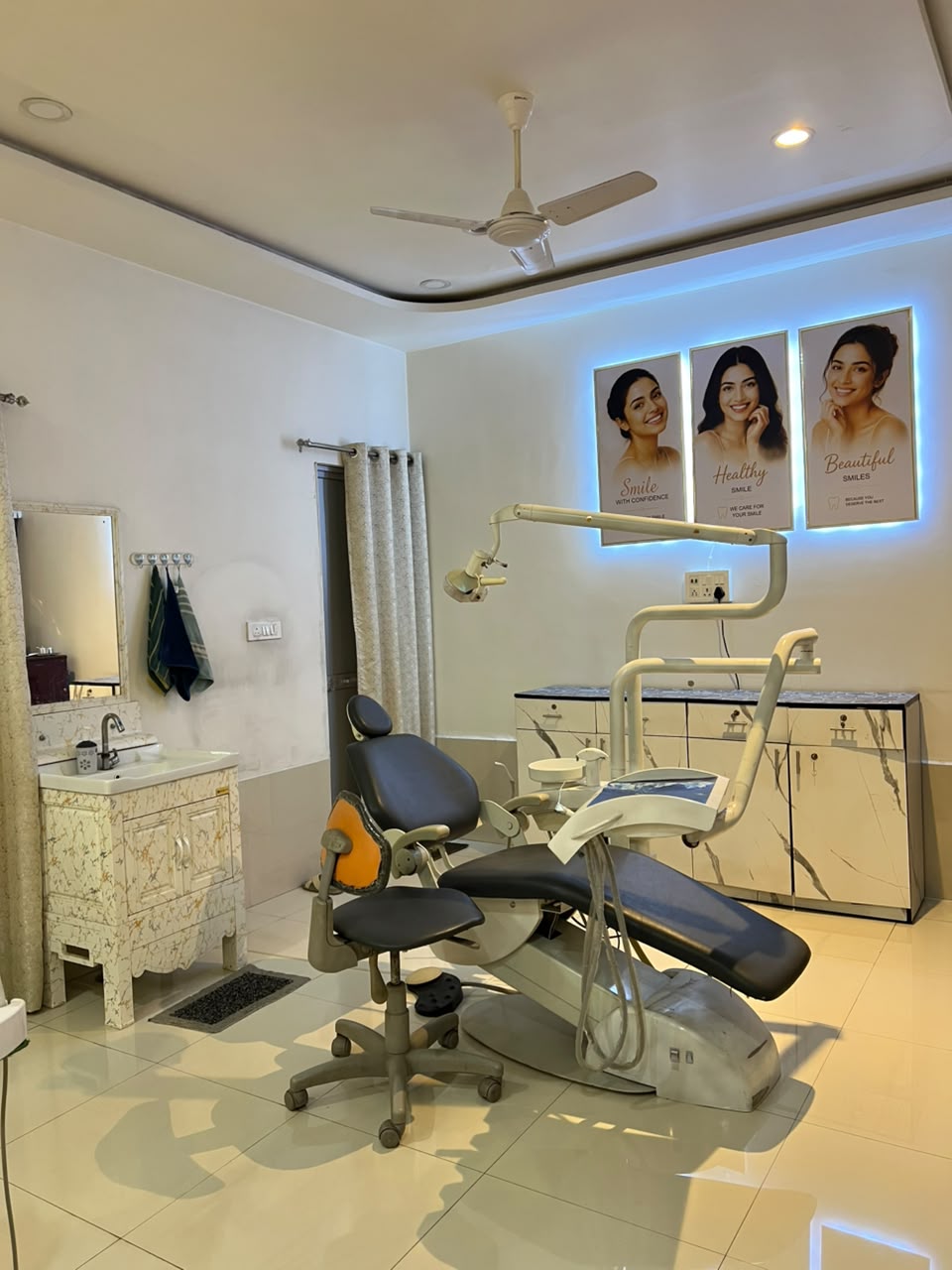 Our reception area — where every patient visit begins with a warm welcome